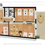Westersuites - Firebird - 3br Zentral Terrasse Wlan 7 Betten Waschtrockner Апартаменти Бремен
